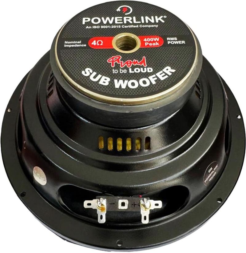 Powerlink 10" Orange Subwoofer 400W Peak - Image 5