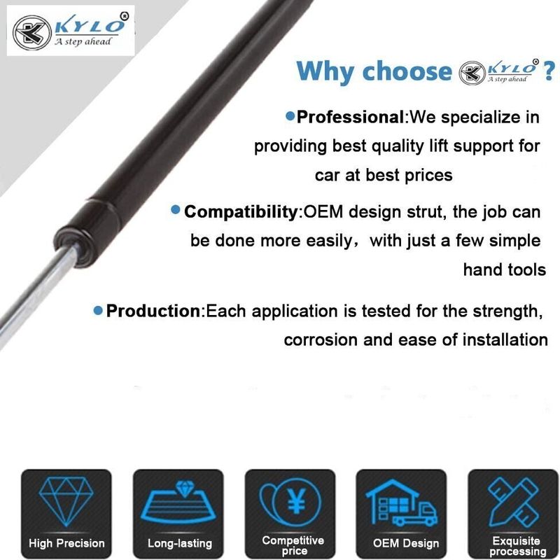 Kylo Dicky Shocker Rear Liftgate Struts Set of 2 - Image 6