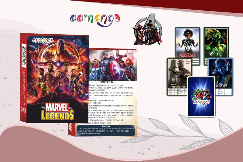 Aamango Marvel Trump Cards - Film & Series Edition - Image 5