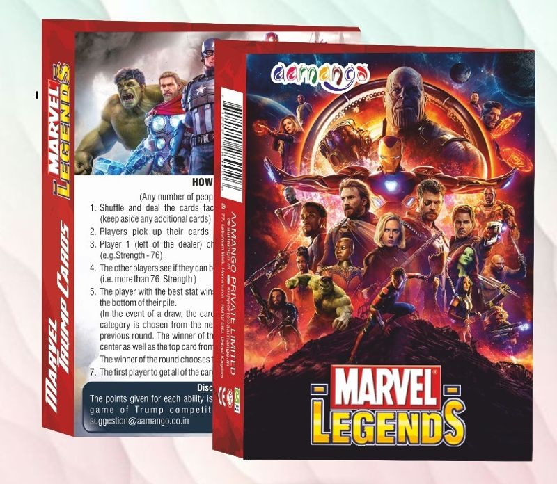 Aamango Marvel Trump Cards - Film & Series Edition - Image 2
