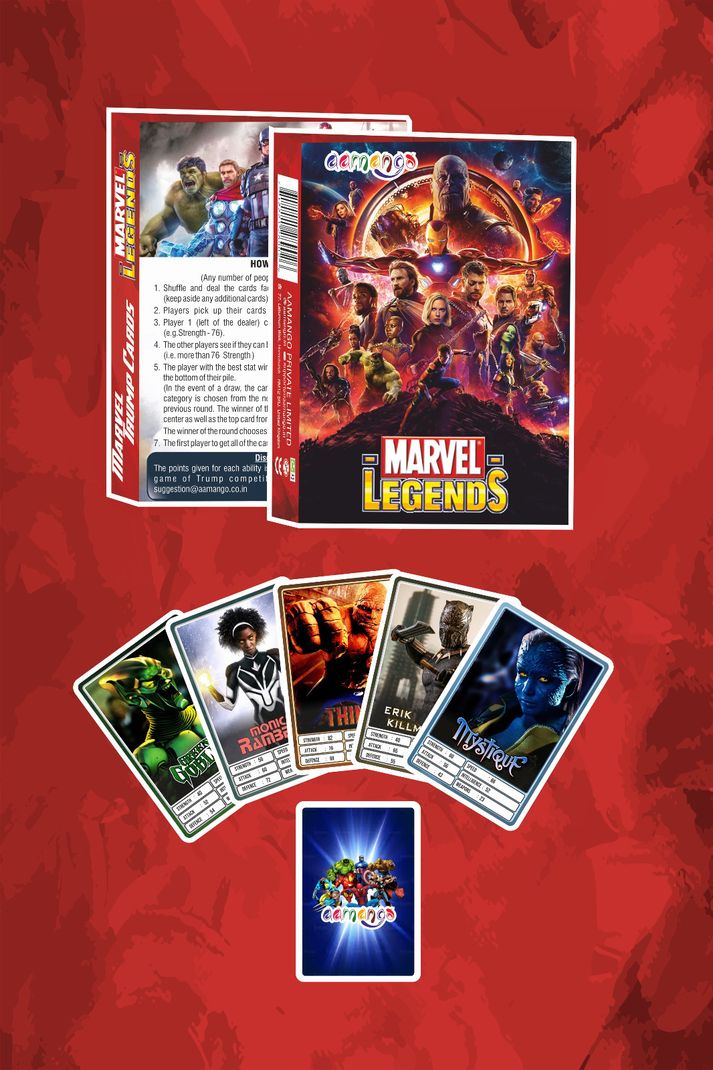 Aamango Marvel Trump Cards - Film & Series Edition - Image 4