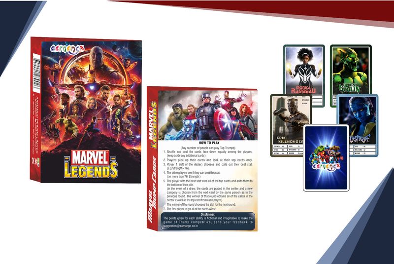 Aamango Marvel Trump Cards - Film & Series Edition - Image 6