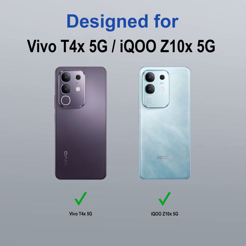 CaseRepublic Back Cover for vivo T4x 5G Black - Image 3
