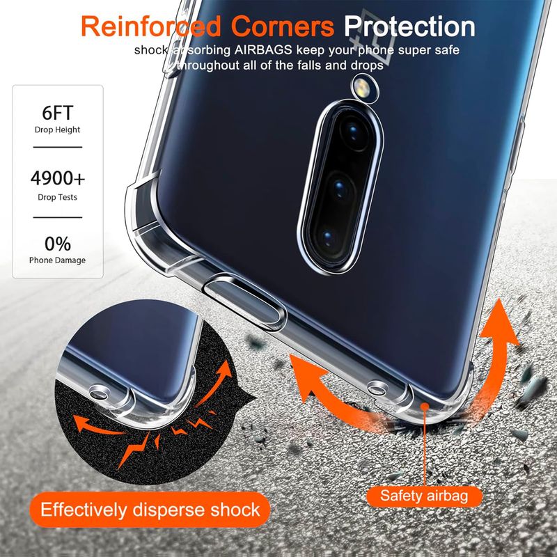 ADITI Designs OnePlus 7 Pro Back Cover Transparent - Image 3