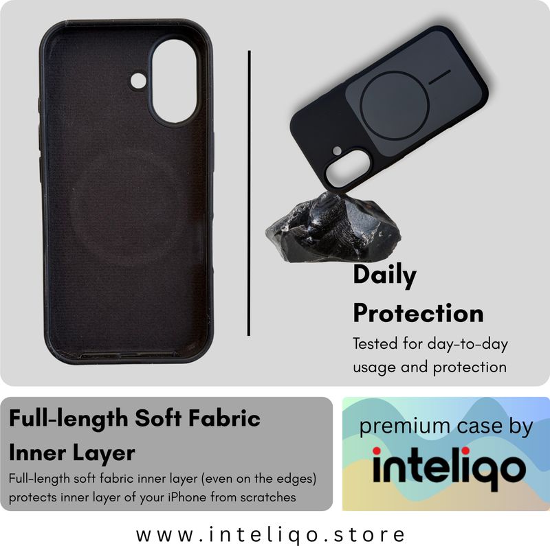 inteliqo iPhone 17 Back Cover Black - Image 5