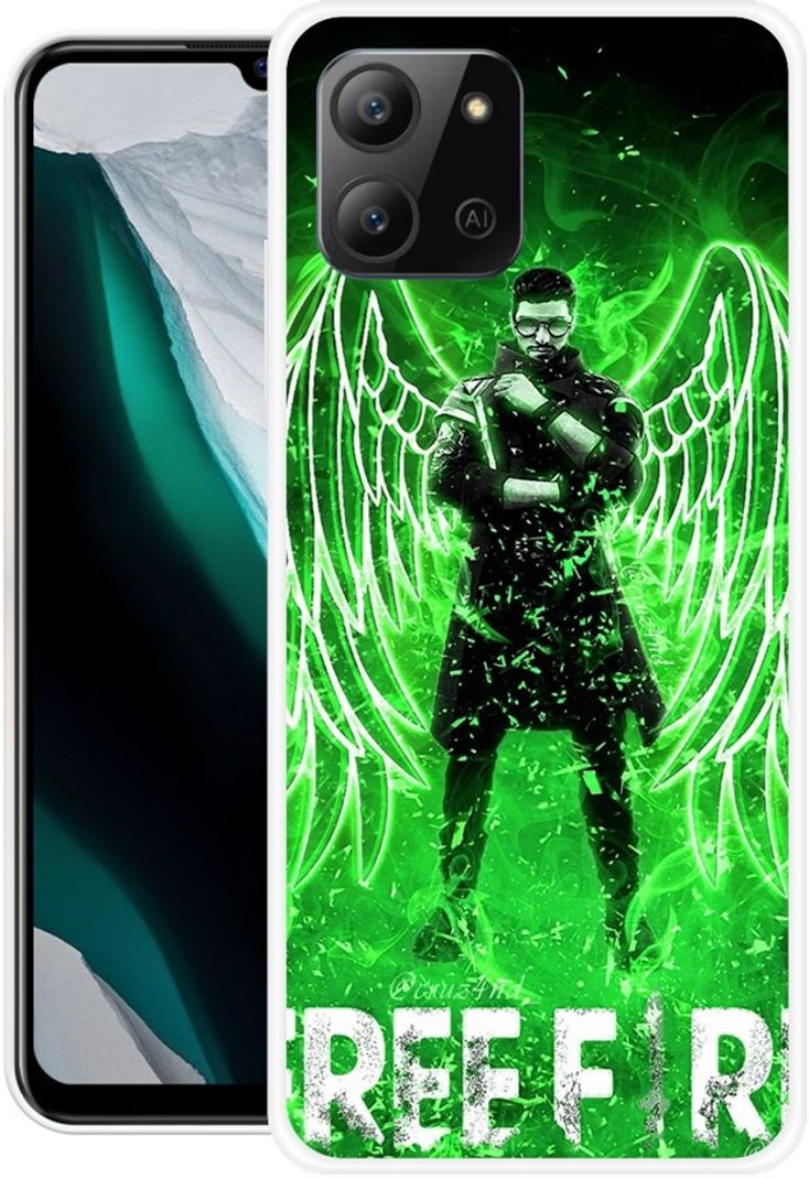 DUGGA Back Cover for Infinix Hot 11 2022, Green - Image 2