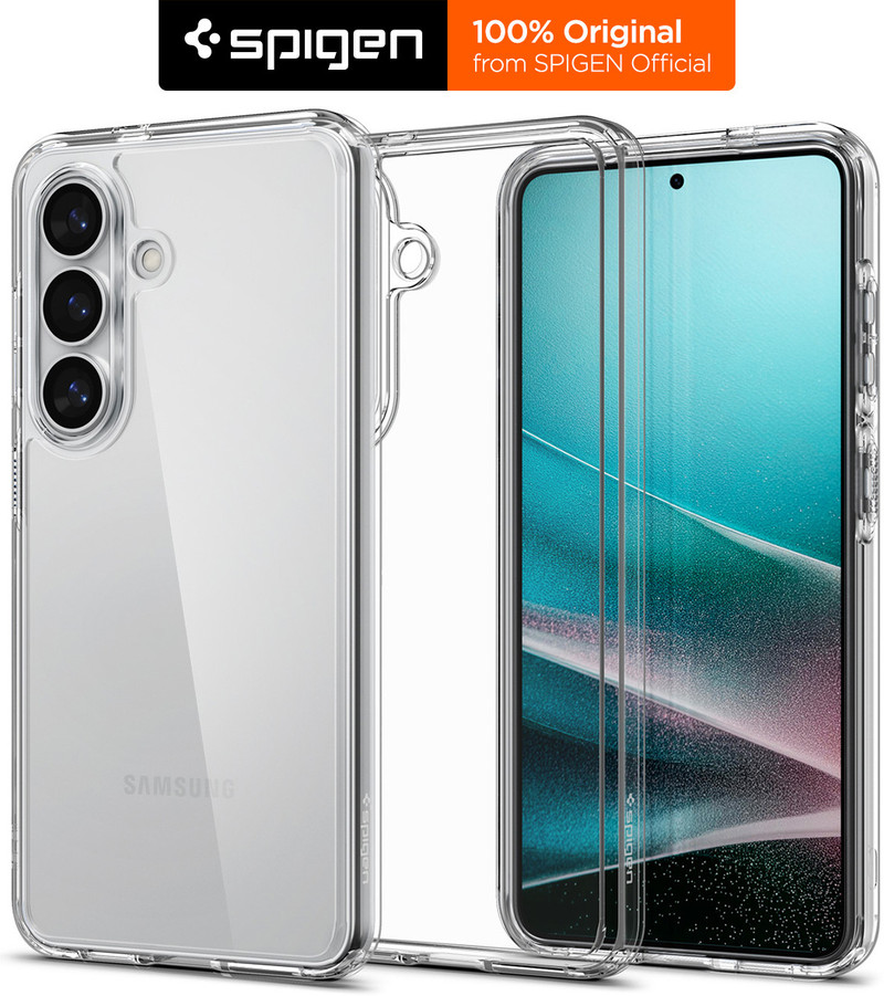 Spigen Ultra Hybrid Back Cover for Samsung Galaxy S26 5G Transparent, Shock Proof, Thermoplastic Polyurethane, Polycarbonate, Pack of: 1