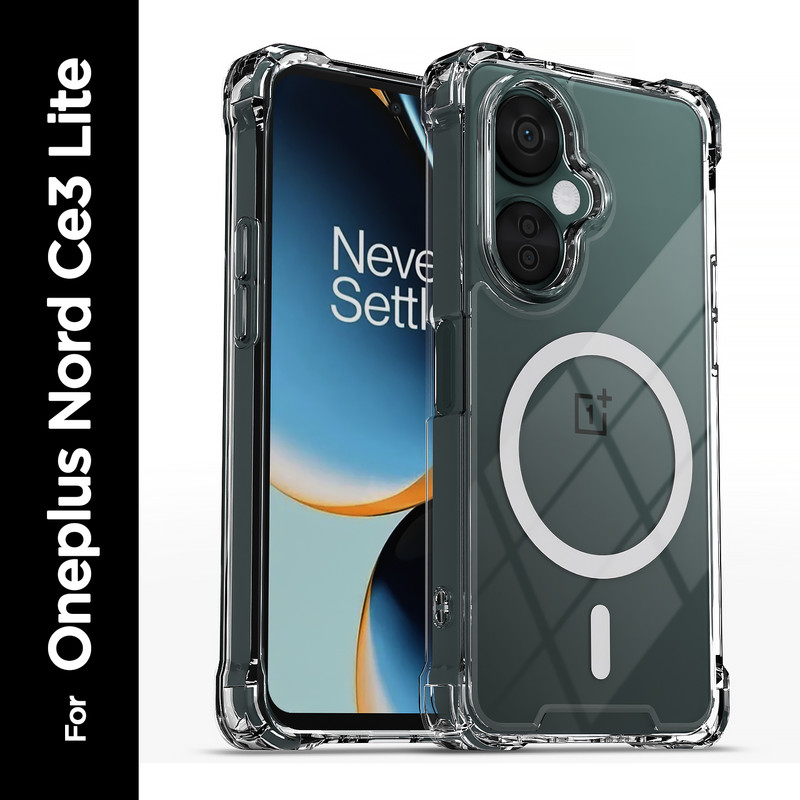 Pikkme Back Cover for OnePlus Nord CE 3 Lite 5G Transparent, Grip Case, Thermoplastic Polyurethane, Pack of: 1