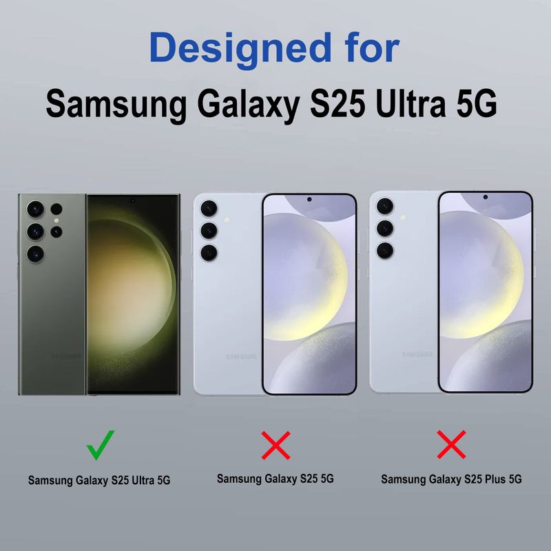 Zapcase Back Cover for Samsung Galaxy S25 Ultra 5G (Black, Magsafe) - Image 3