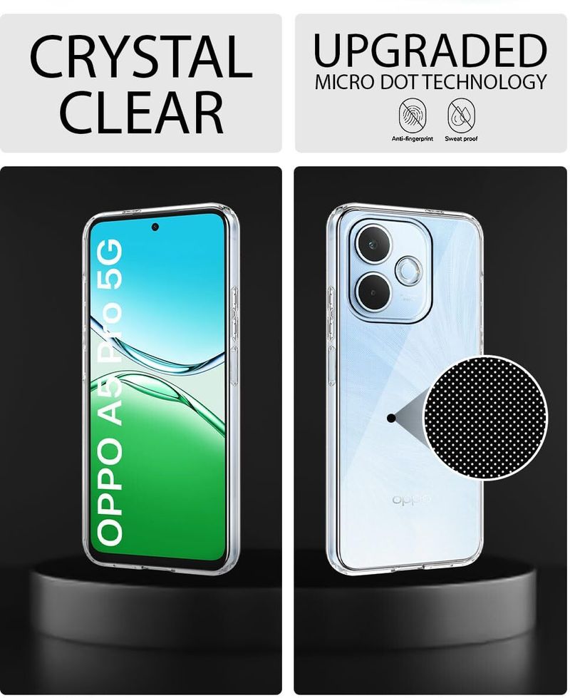 Spinzzy Back Cover for Oppo A5 Pro 5G Transparent - Image 5