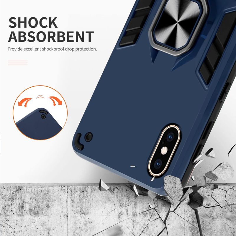 SMARTPOCKET iPhone XS/X Blue Back Cover - Image 6