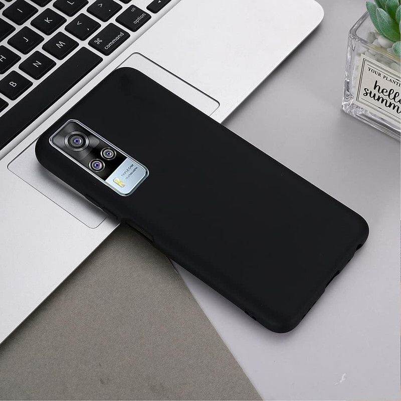 OneLike Back Cover for vivo Y51a, Black, Shock Proof, Rubber - Image 5