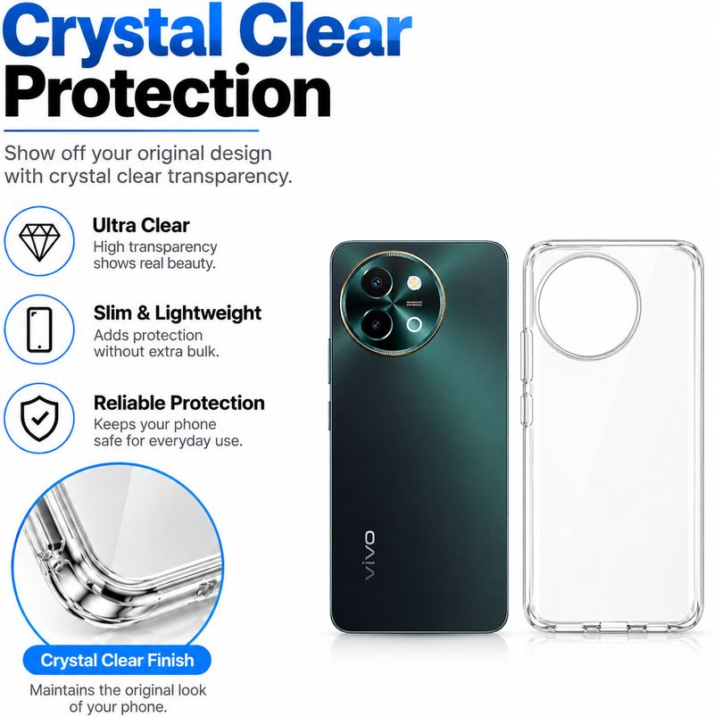 THEZYROFIT Anti Yellow Back Cover for VIVO Y58 (White) - Image 6
