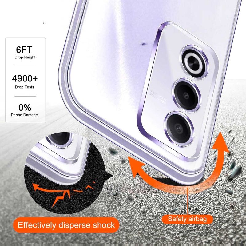 Adi Creations Back Cover for OPPO A3 Pro 5G (Transparent) - Image 3