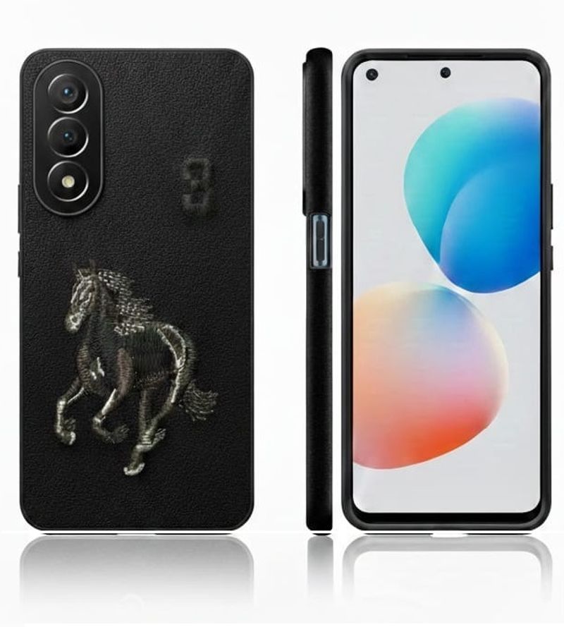 Rwm Back Cover for Samsung Galaxy M15 / F15 / M15 5G Prime Edition Sleek & Stylish Pu Leather (Black, Shock Proof, Leather, Pack of: 1) - Image 3