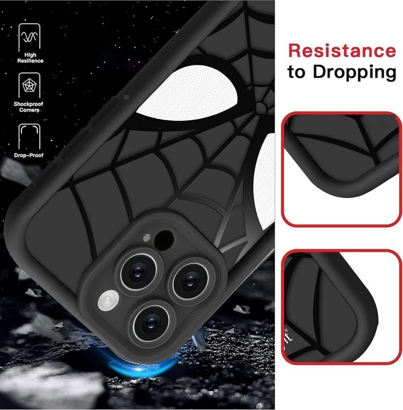 MagicTrap Back Cover for iPhone 13 Pro Spidey Face Mask - Image 6