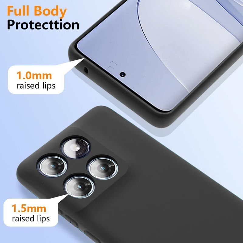 SNAPCOVR Back Cover for Motorola Moto edge 70 Fusion 5G Black - Image 3