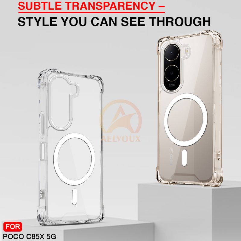 AelVouX Back Cover for Poco C85X 5G - Image 4