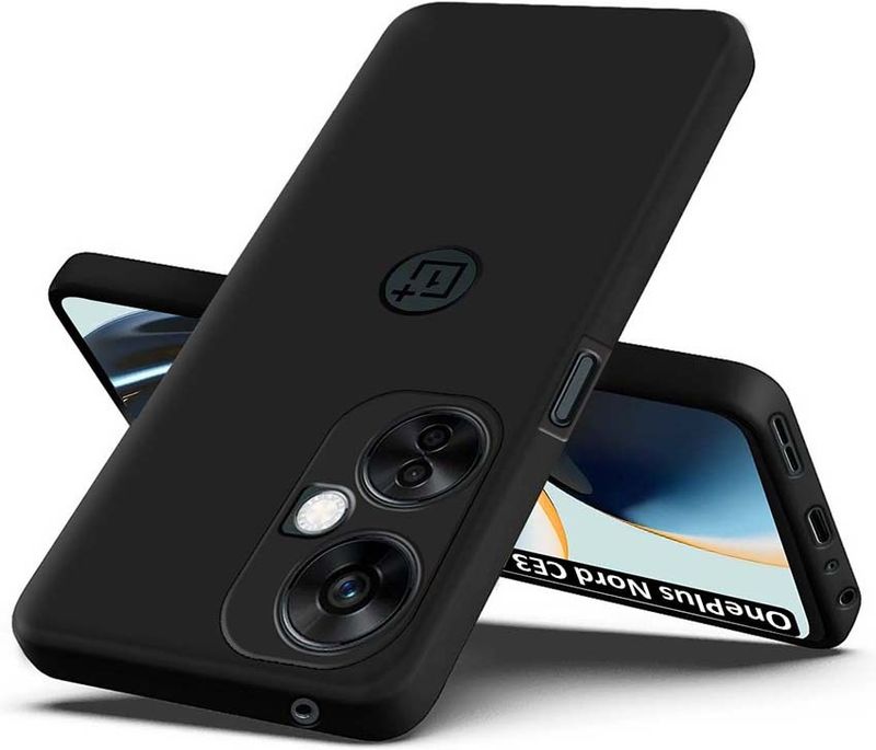 Nainz Back Cover for OnePlus Nord CE 3 Lite 5G Black - Image 4