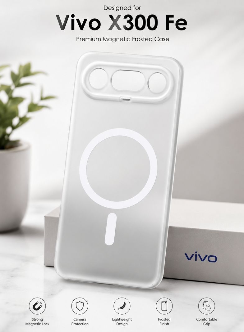 Nice Assoseries HUB Back Cover for Vivo X300 Fe 5G (White) - Image 4