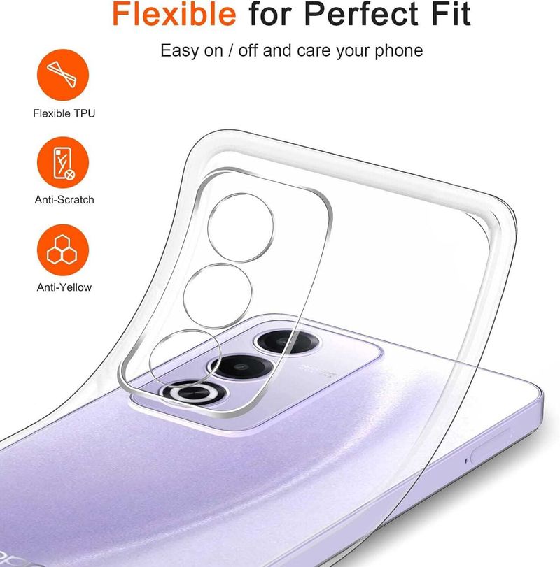 Adi Creations Back Cover for OPPO A3 Pro 5G (Transparent) - Image 5