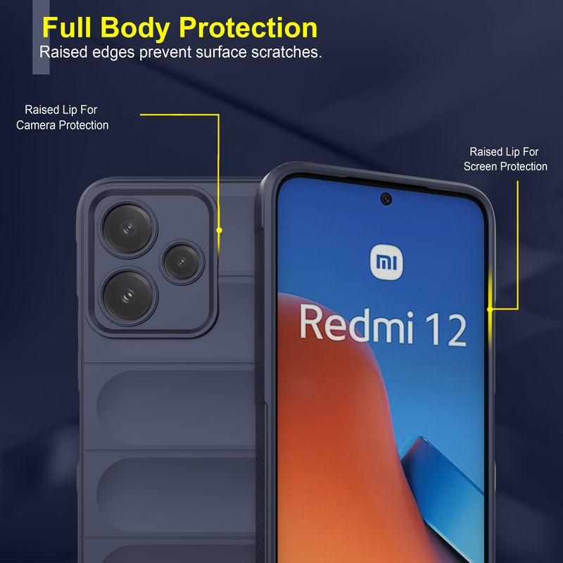 GLOBAL NOMAD Blue 3D Silicon Back Cover for Poco M6 Pro 5G - Image 3