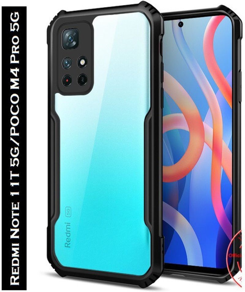 clovyaar Back Cover for Poco M4 Pro 5G (Black, Grip Case, Thermoplastic Polyurethane, Pack of: 1) - Image 2