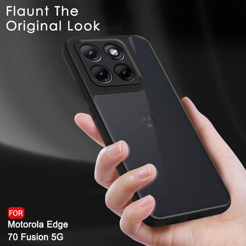 Xolia Back Cover for Motorola Edge 70 Fusion 5G Black - Image 6