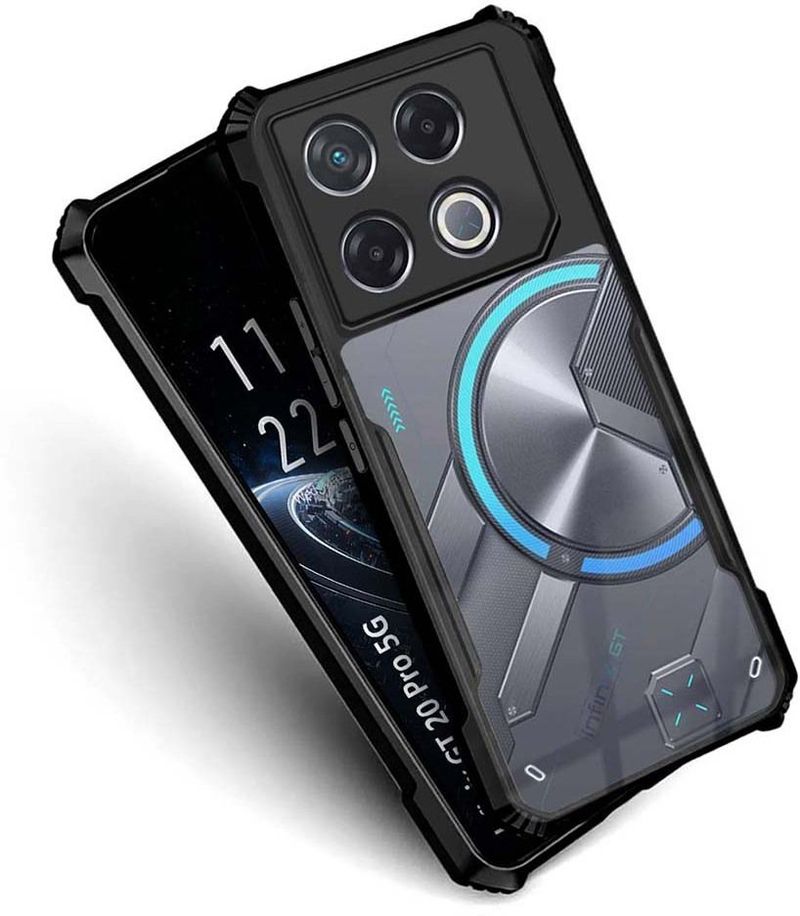 Farncy Back Cover for Infinix GT 20 Pro 5G (Black) - Image 6