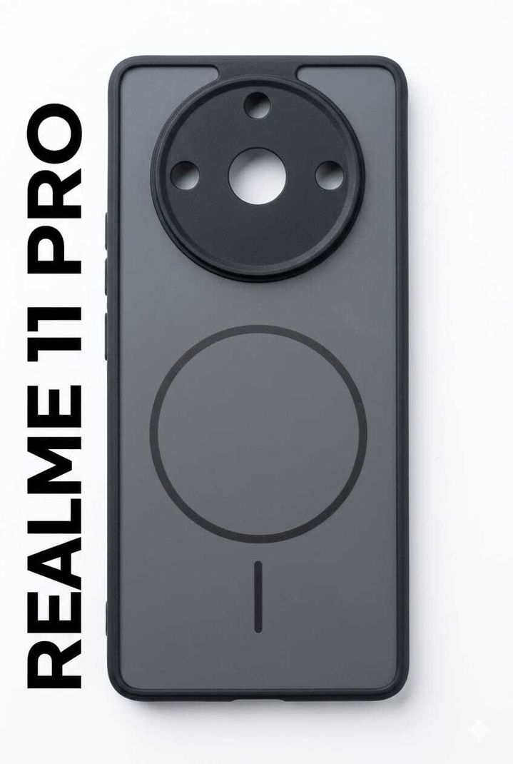 ARSAH Back Cover for Realme 11 Pro Black - Image 2