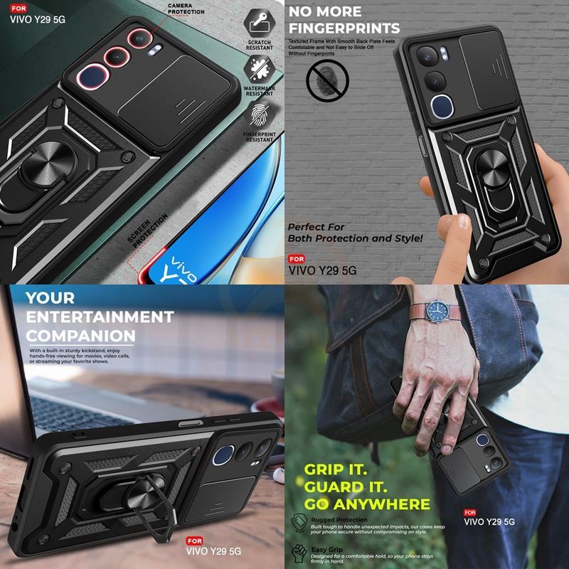 AelVouX Back Cover for vivo Y29 5G - Image 6