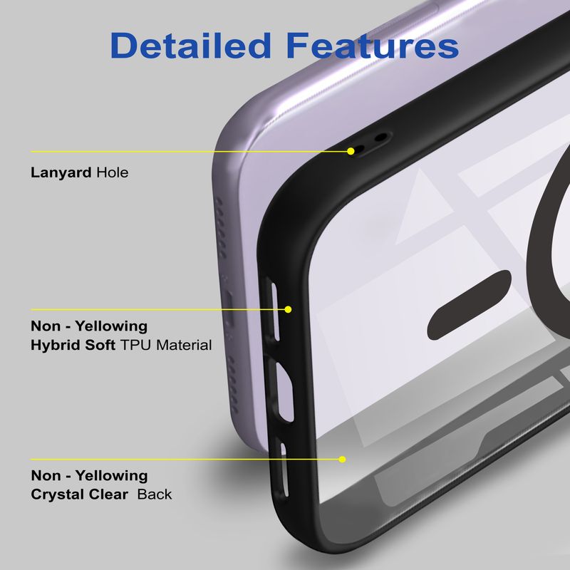 Zapcase Back Cover for Samsung Galaxy S25 Ultra 5G (Black, Magsafe) - Image 6