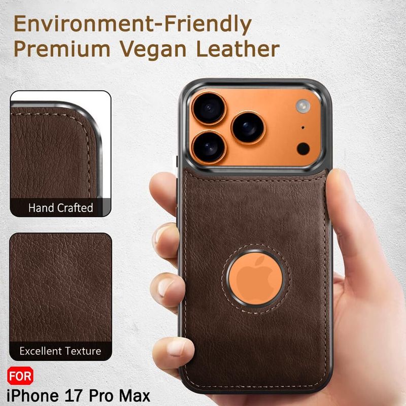 MOBILECASE Back Cover for Apple Iphone 17 Pro Max Brown - Image 2