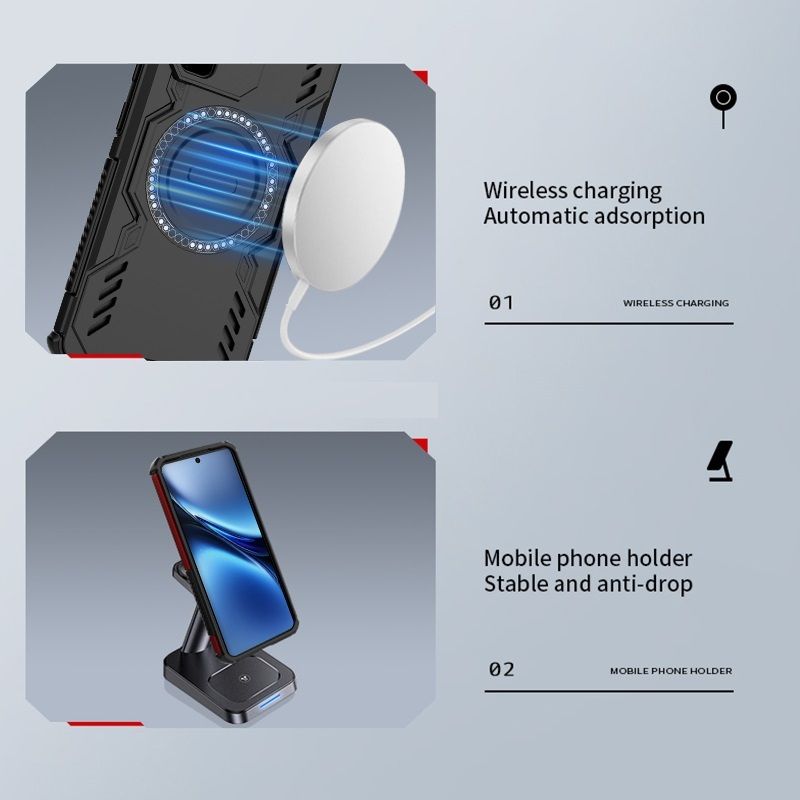 KWINE CASE Rugged Armor Back Cover for Infinix Note 50s 5G+ (Blue) - Image 5