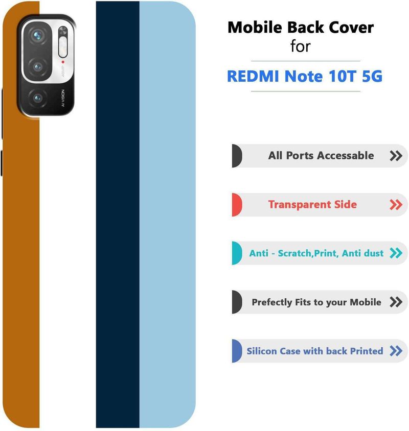 BUYMORE Back Cover for Redmi Note 10T 5G - Image 4