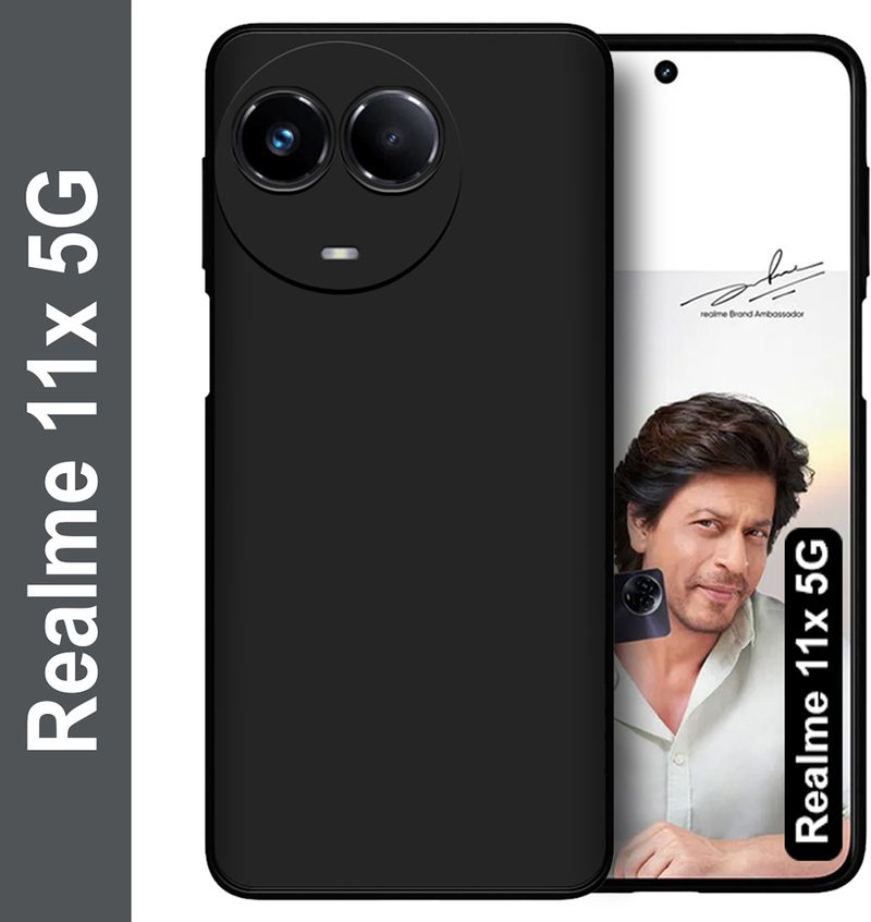 Nainz Realme 11x 5G Black Grip Case - Image 2