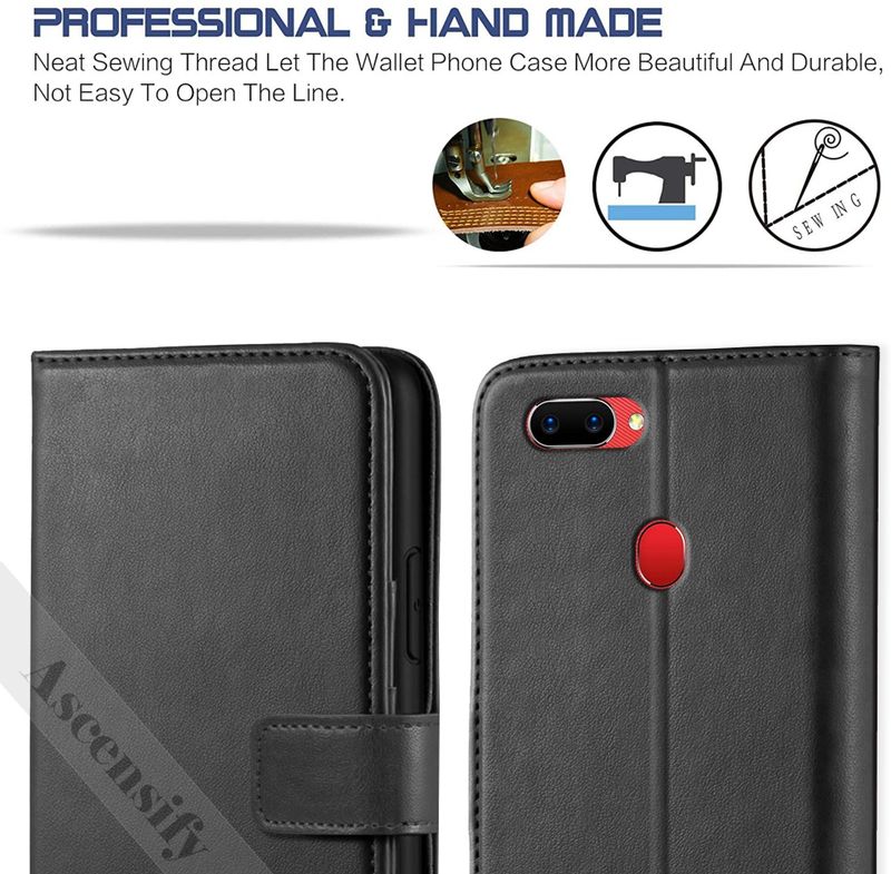 Ascensify Back Cover for OPPO A5S (Black, Dual Protection) - Image 6