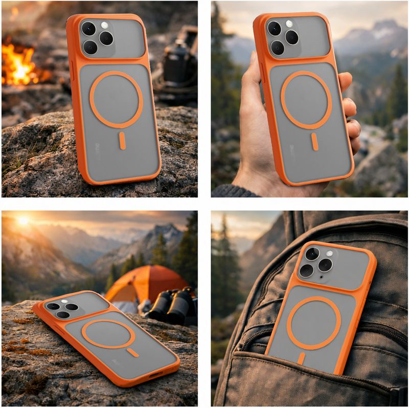 Flipkart SmartBuy Back Cover for realme 15T 5G (Orange, Dual Protection, Polycarbonate, Pack of: 1) - Image 5