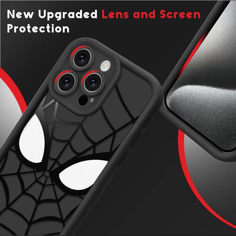 MagicTrap Back Cover for iPhone 13 Pro Spidey Face Mask - Image 3