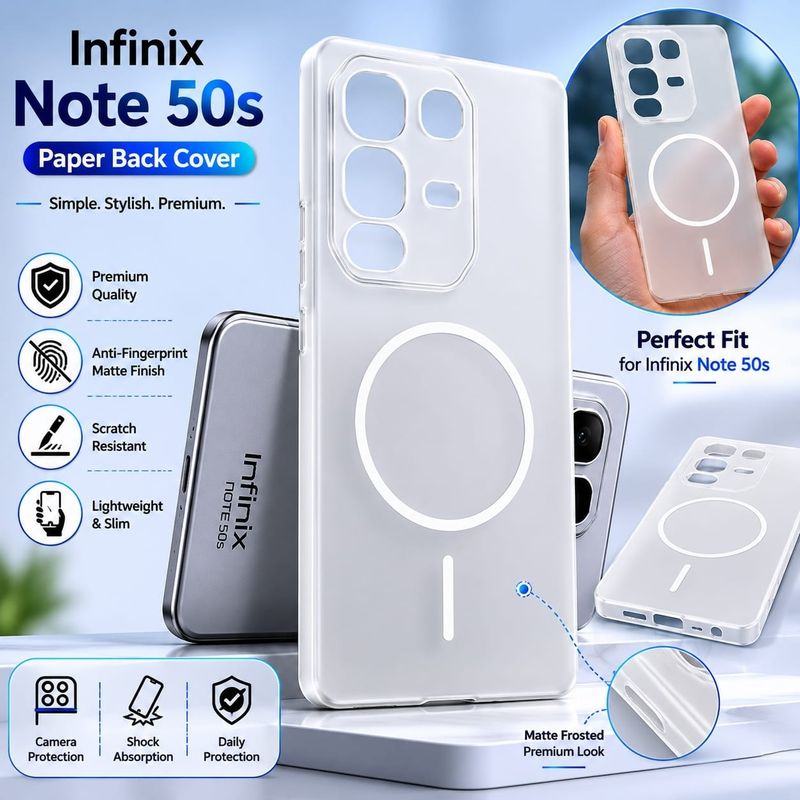 Nice Assoseries HUB Back Cover for Infinix Note 50s 5G+ White - Image 2