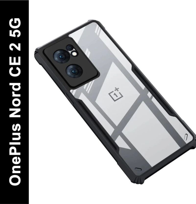 Micvir Back Cover for OnePlus Nord CE 2 5G, Black - Image 2