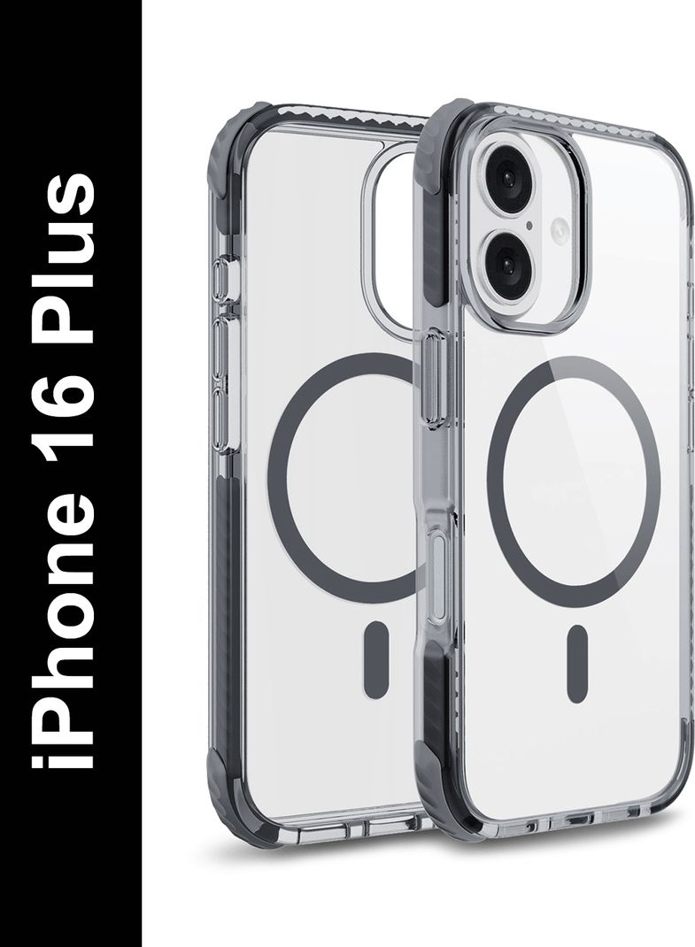 DailyObjects iPhone 16 Plus Black Magsafe Back Cover - Image 2