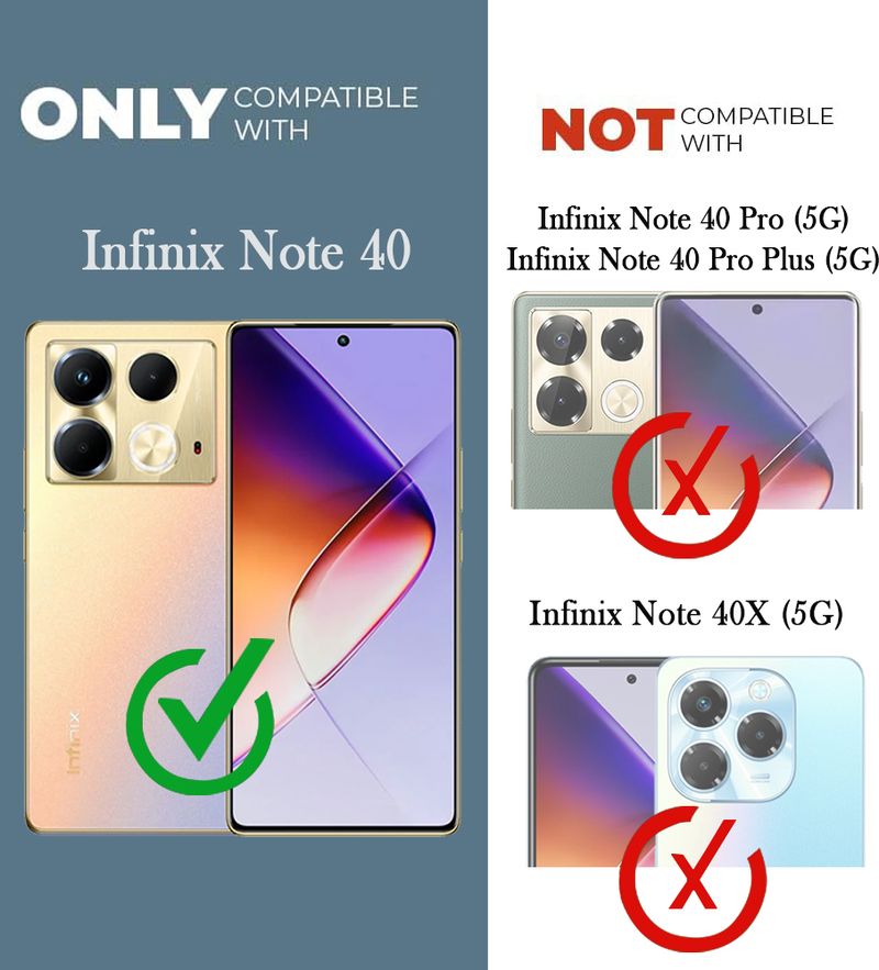 JKOBI Back Cover for Infinix Note 40 - Image 5