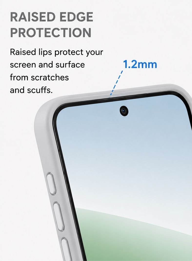 Regolith Back Cover for Vivo V30 5G Grey - Image 5