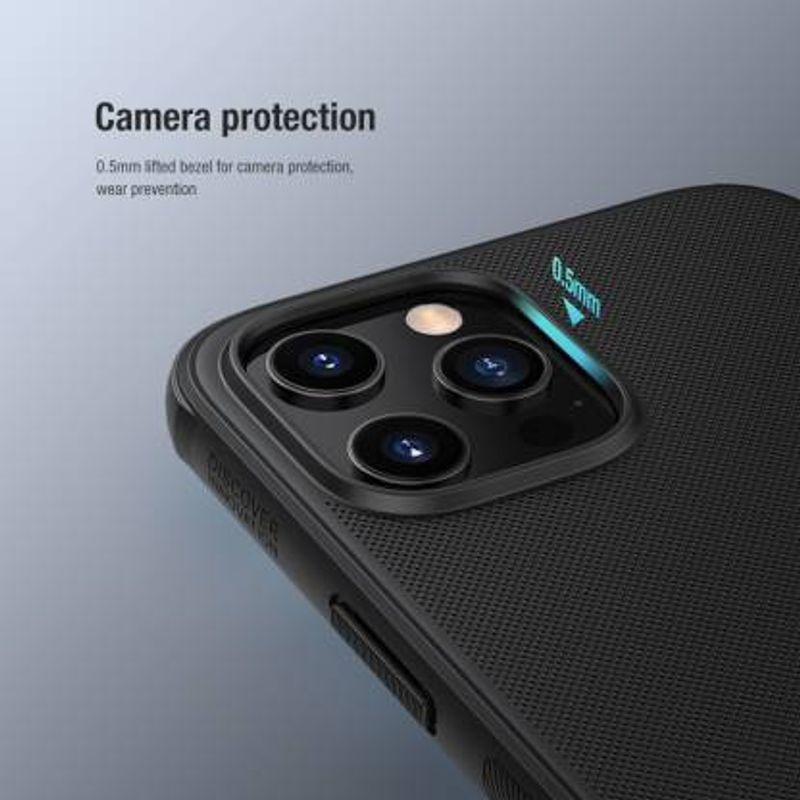 PrintCzar iPhone 12 Pro Max Black Back Cover - Image 3