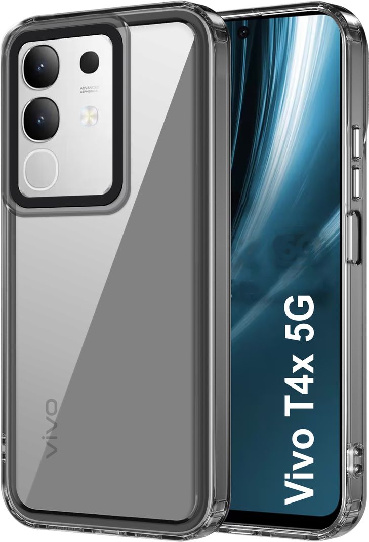 CaseRepublic Back Cover for vivo T4x 5G Black - Image 2