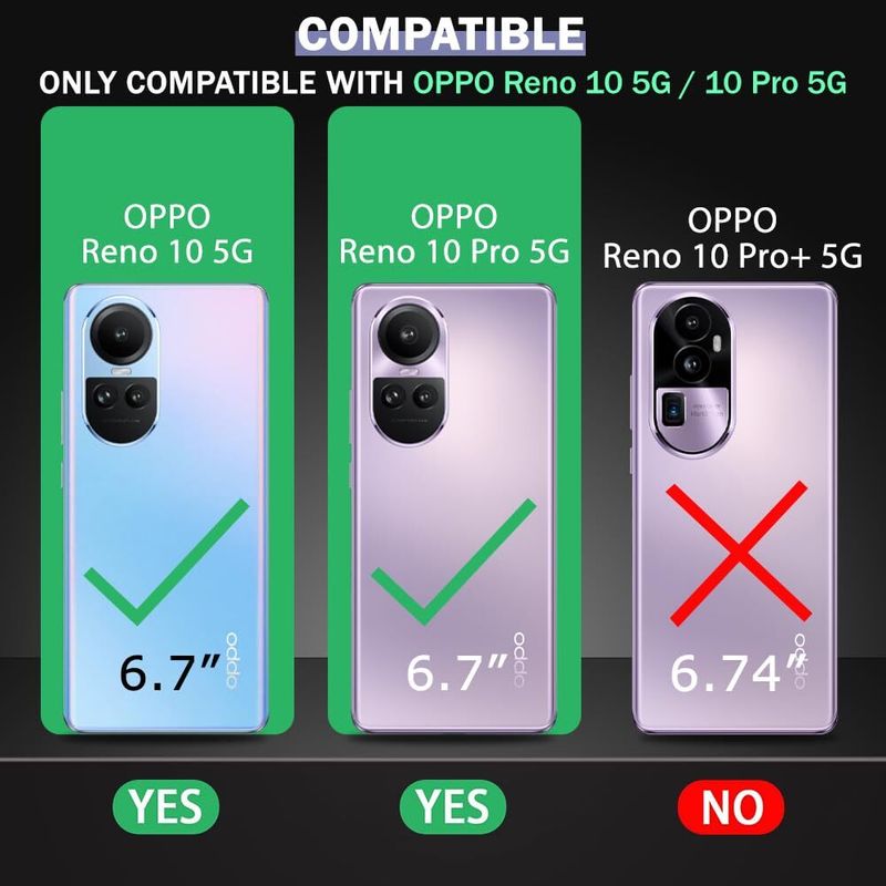 Cover Alive Oppo Reno 10 Pro 5G Back Cover Black - Image 3