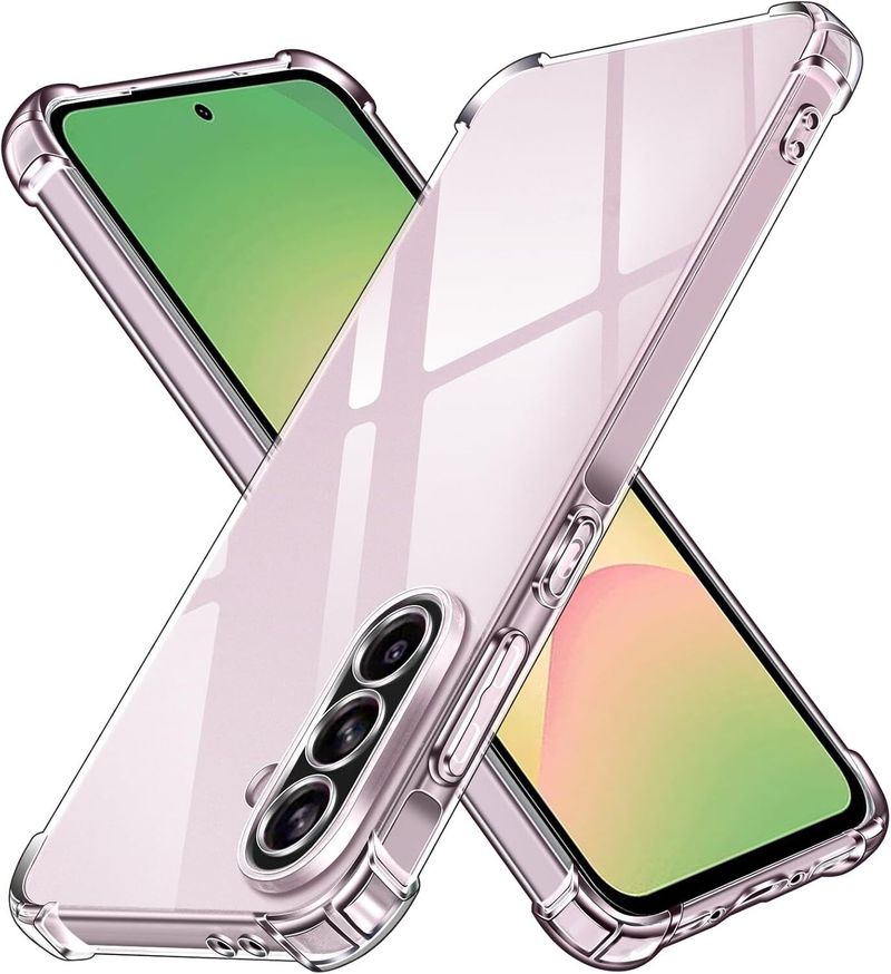 CLOVYR Back Cover for Samsung Galaxy A56 5G Bumper Silicon Transp...more - Image 2