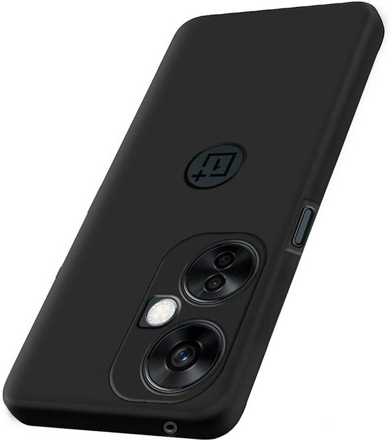 Nainz Back Cover for OnePlus Nord CE 3 Lite 5G Black - Image 2
