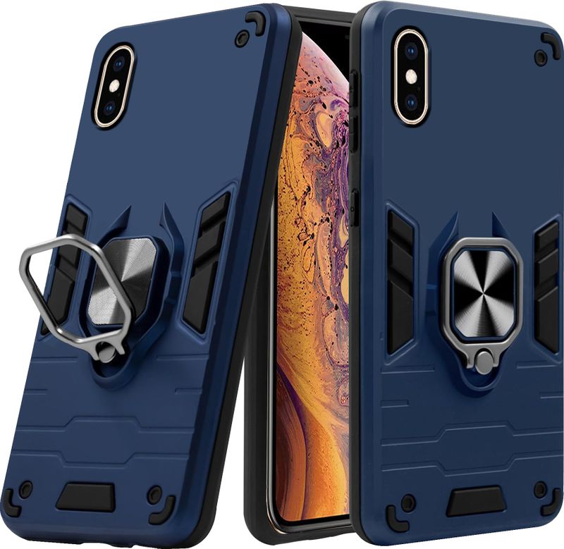 SMARTPOCKET iPhone XS/X Blue Back Cover - Image 3